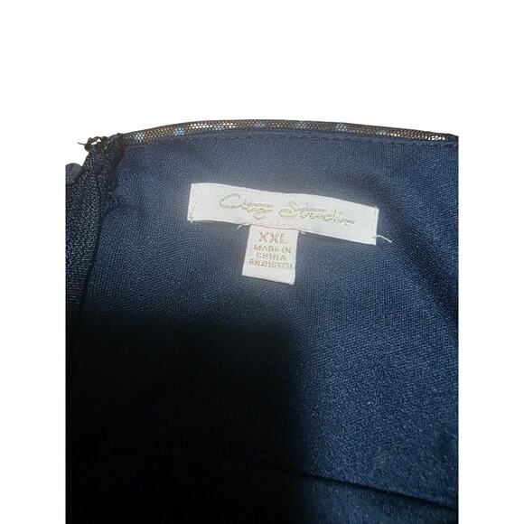 City Studios Dot-Print Tiered-MeshCorset Dress Size XXL - Picture 5 of 6